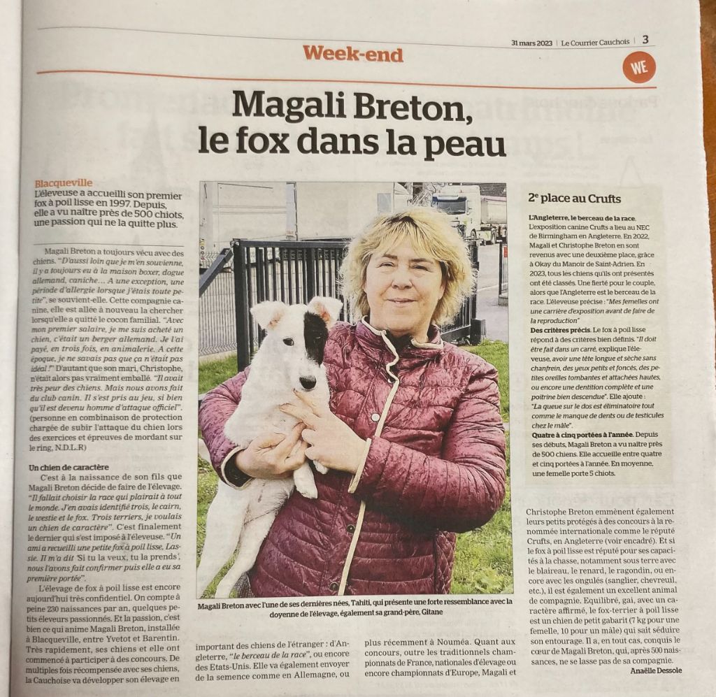 du Manoir Saint Adrien - LE FOX DANS LA PEAU - 31/03/2023