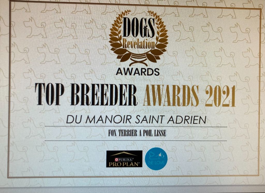 du Manoir Saint Adrien - DOG REVELATION 2021 - TOP BREEDER AWARDS 2021